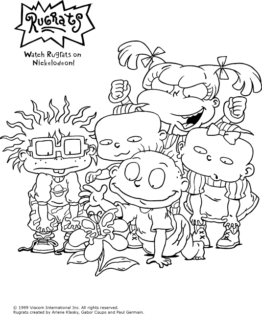 Coloring page: Rugrats (Cartoons) #52729 - Free Printable Coloring Pages