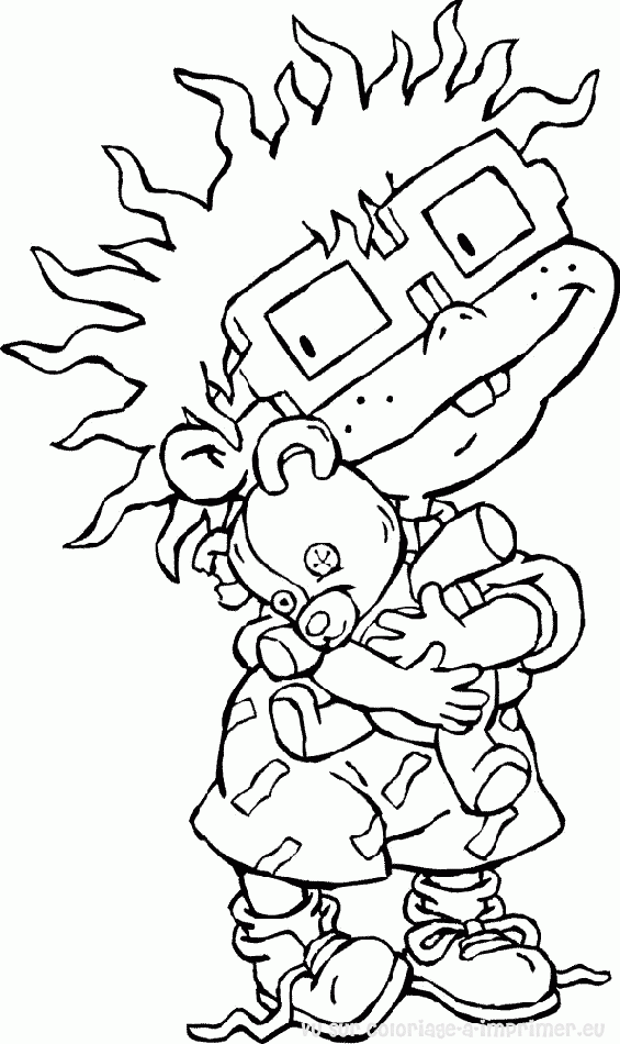 Coloring page: Rugrats (Cartoons) #52777 - Free Printable Coloring Pages
