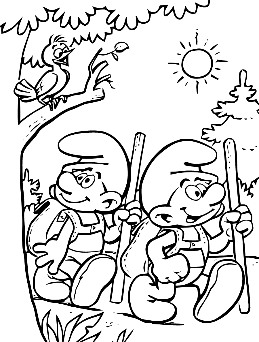 Coloring page: Schtroumpfs (Cartoons) #34703 - Free Printable Coloring Pages