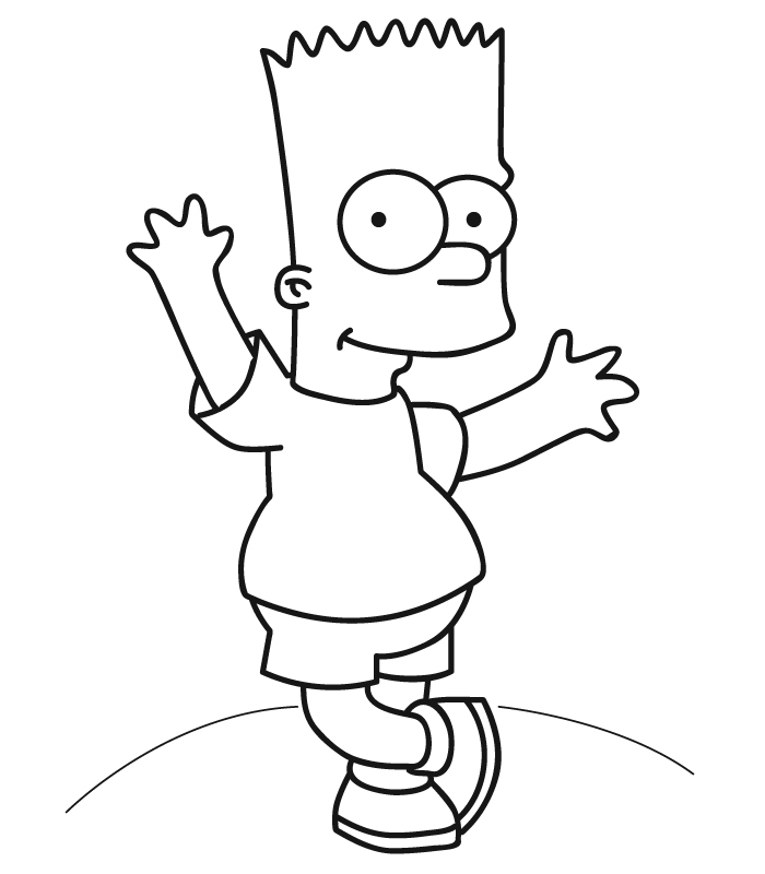 Coloring page: Simpsons (Cartoons) #23871 - Free Printable Coloring Pages