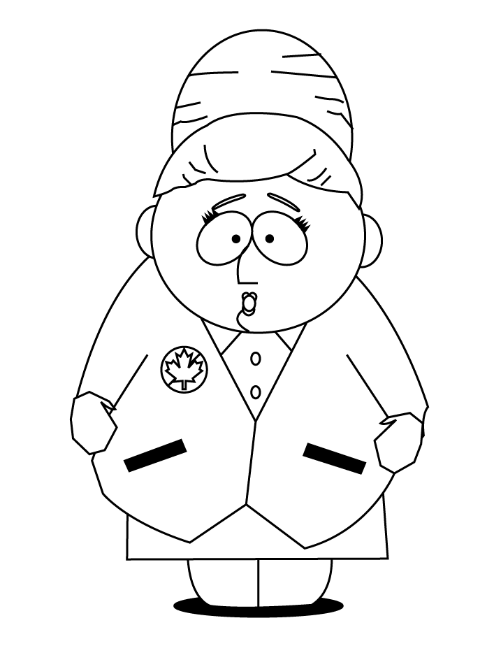 Coloring page: South Park (Cartoons) #31129 - Free Printable Coloring Pages