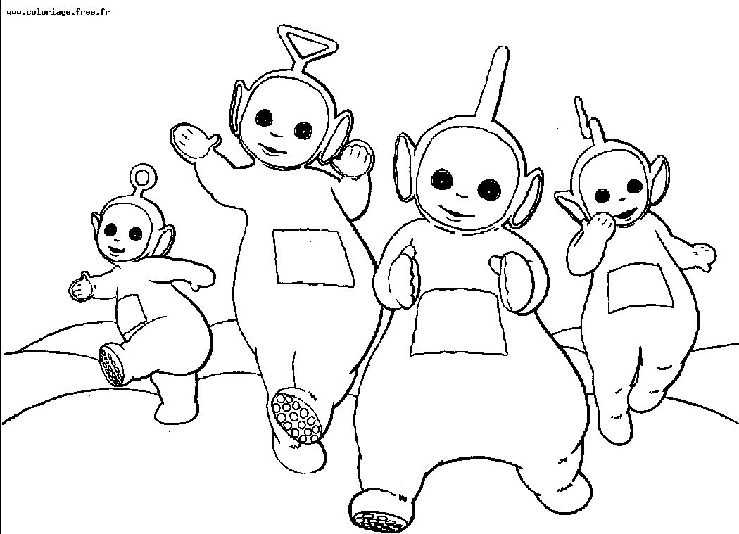 Coloring page: Teletubbies (Cartoons) #49677 - Free Printable Coloring Pages