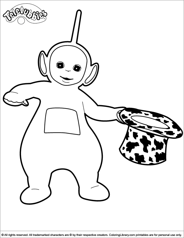 Coloring page: Teletubbies (Cartoons) #49796 - Free Printable Coloring Pages