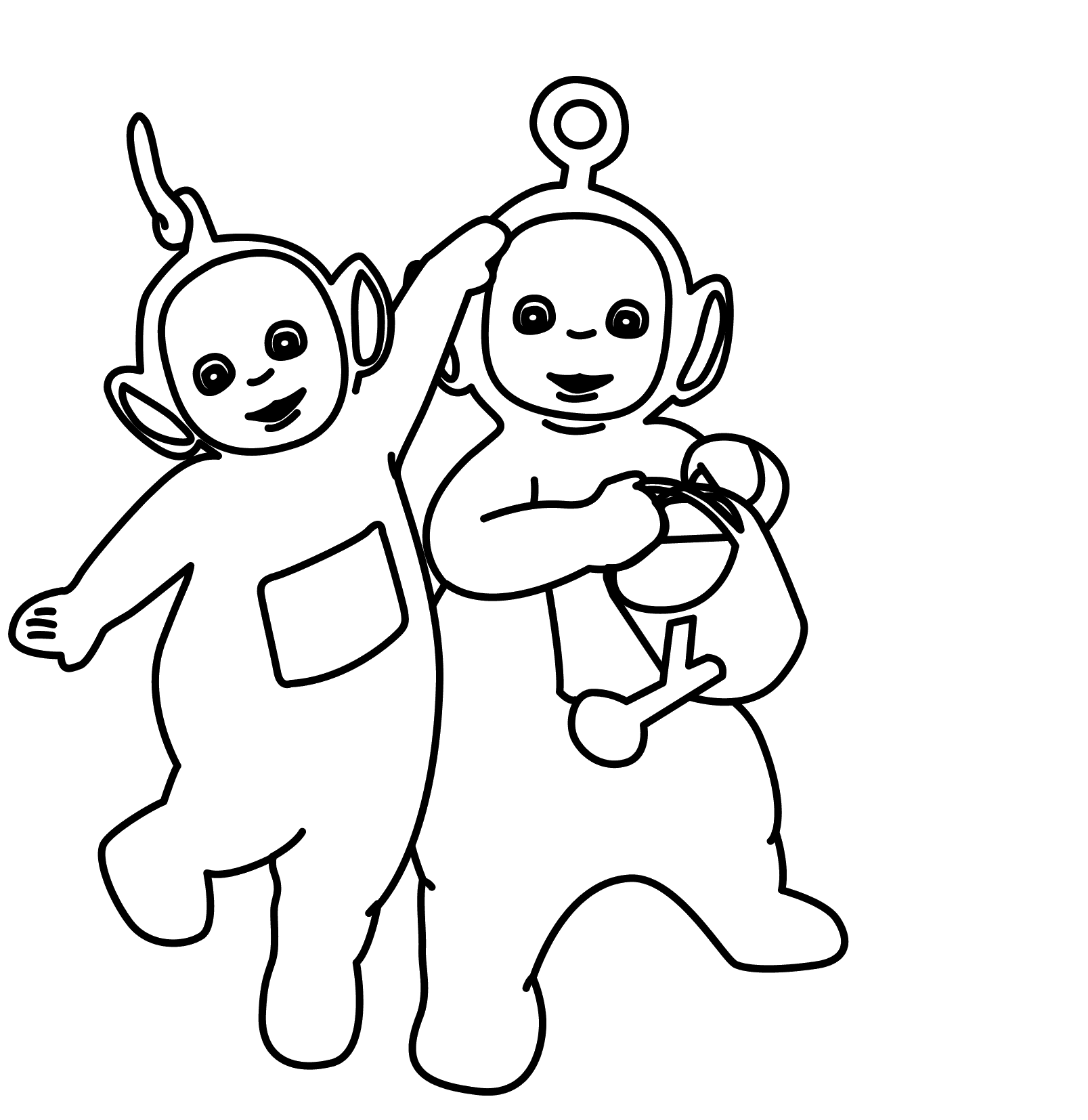 Coloring page: Teletubbies (Cartoons) #49799 - Free Printable Coloring Pages