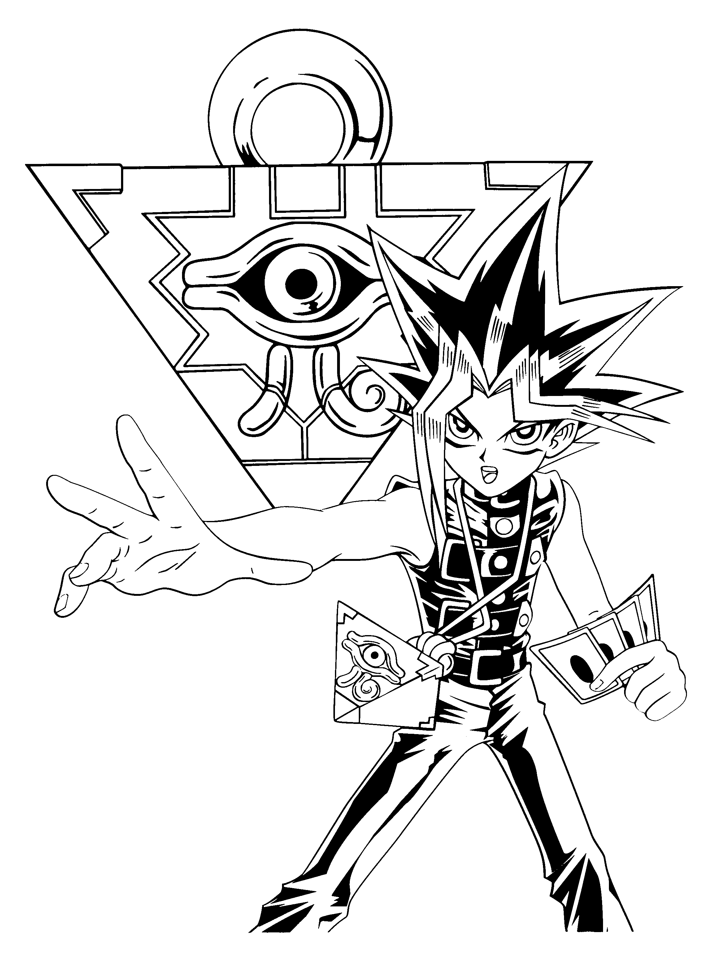 Coloring page: Yu-Gi-Oh! (Cartoons) #52999 - Free Printable Coloring Pages