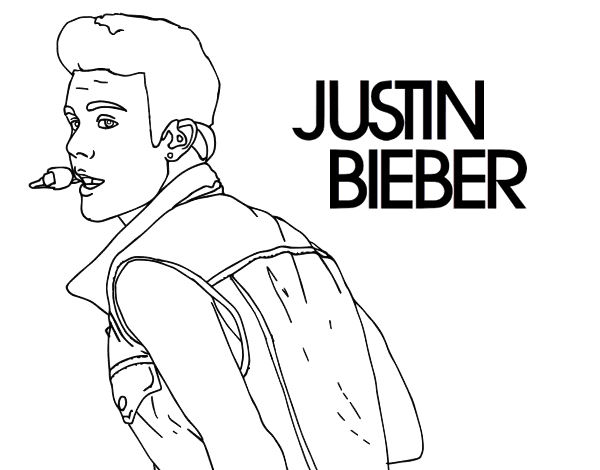 Coloring page: Justin Bieber (Celebrities) #122466 - Free Printable Coloring Pages