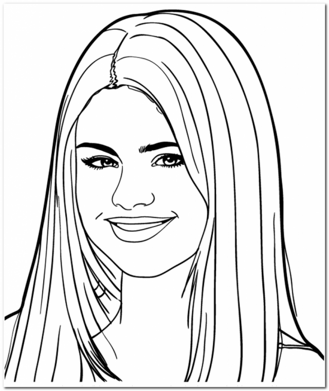 Coloring page: Selena Gomez (Celebrities) #123835 - Free Printable Coloring Pages