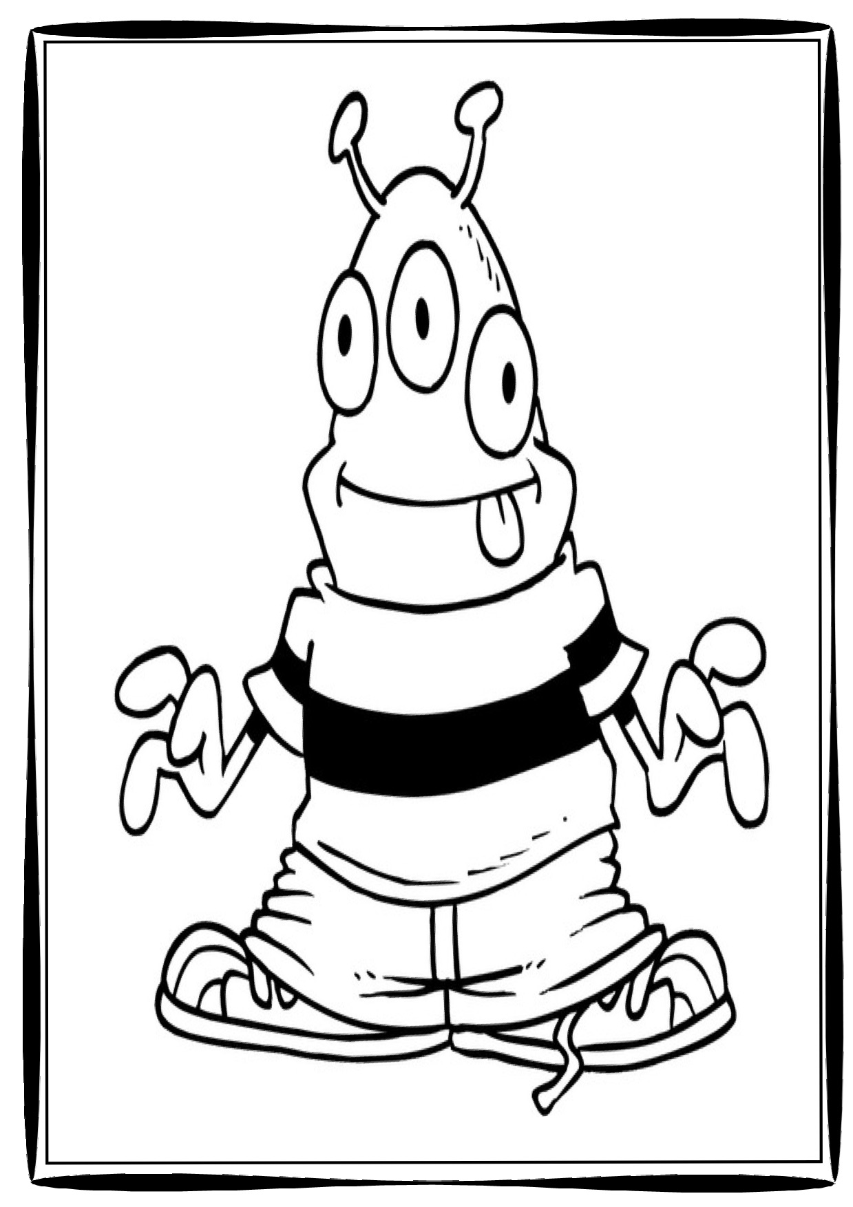Coloring page: Alien (Characters) #94637 - Free Printable Coloring Pages