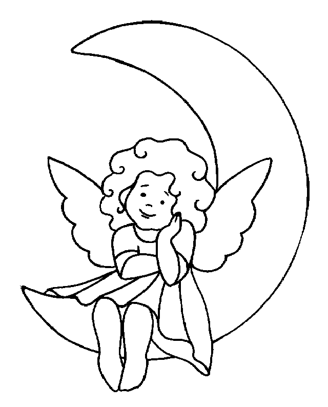 Coloring page: Angel (Characters) #86246 - Free Printable Coloring Pages