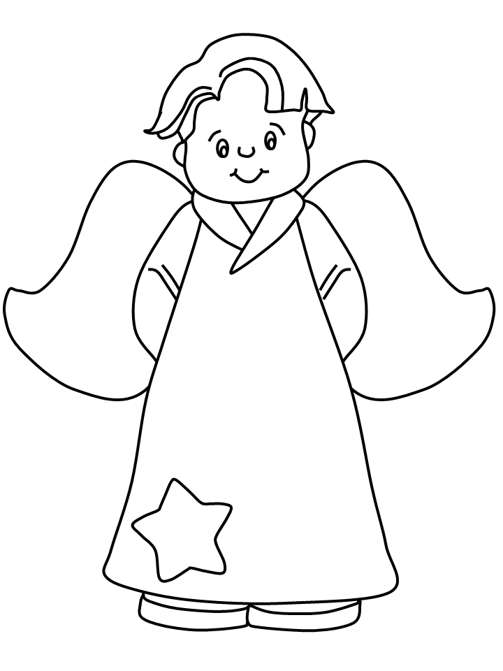 Coloring page: Angel (Characters) #86268 - Free Printable Coloring Pages