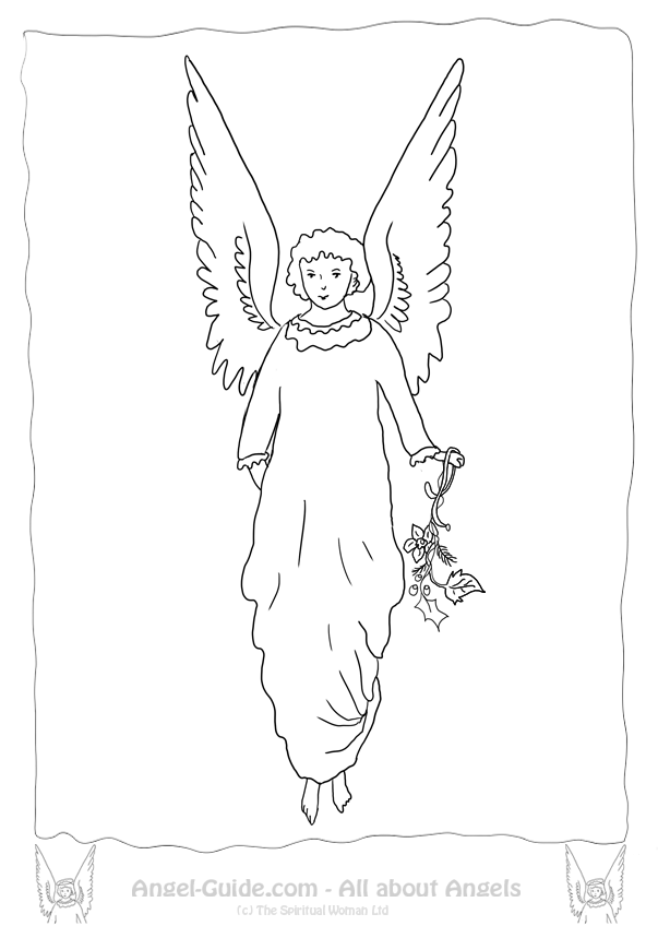 Coloring page: Angel (Characters) #86337 - Free Printable Coloring Pages