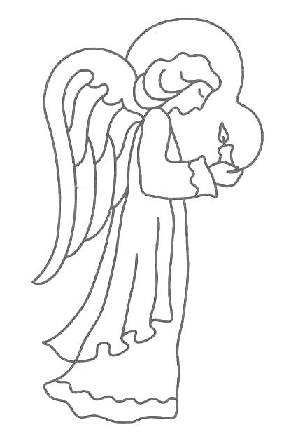 Coloring page: Angel (Characters) #86420 - Free Printable Coloring Pages