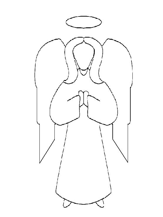 Coloring page: Angel (Characters) #86430 - Free Printable Coloring Pages