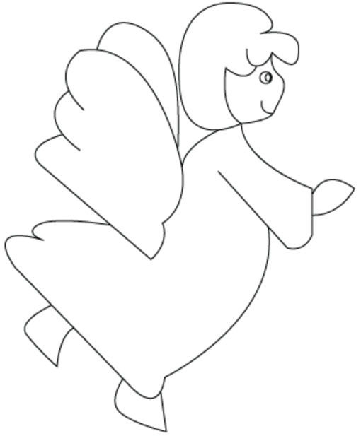 Coloring page: Angel (Characters) #86432 - Free Printable Coloring Pages