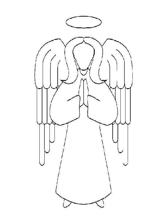 Coloring page: Angel (Characters) #86463 - Free Printable Coloring Pages