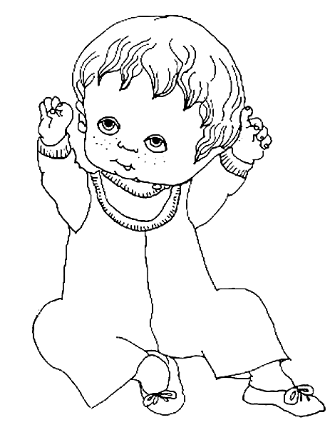Coloring page: Baby (Characters) #86611 - Free Printable Coloring Pages