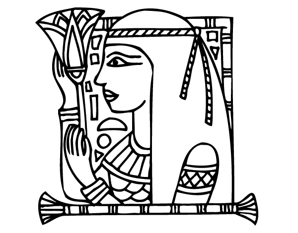 Coloring page: Cleopatra (Characters) #90558 - Free Printable Coloring Pages