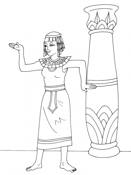 Coloring page: Cleopatra (Characters) #90561 - Free Printable Coloring Pages