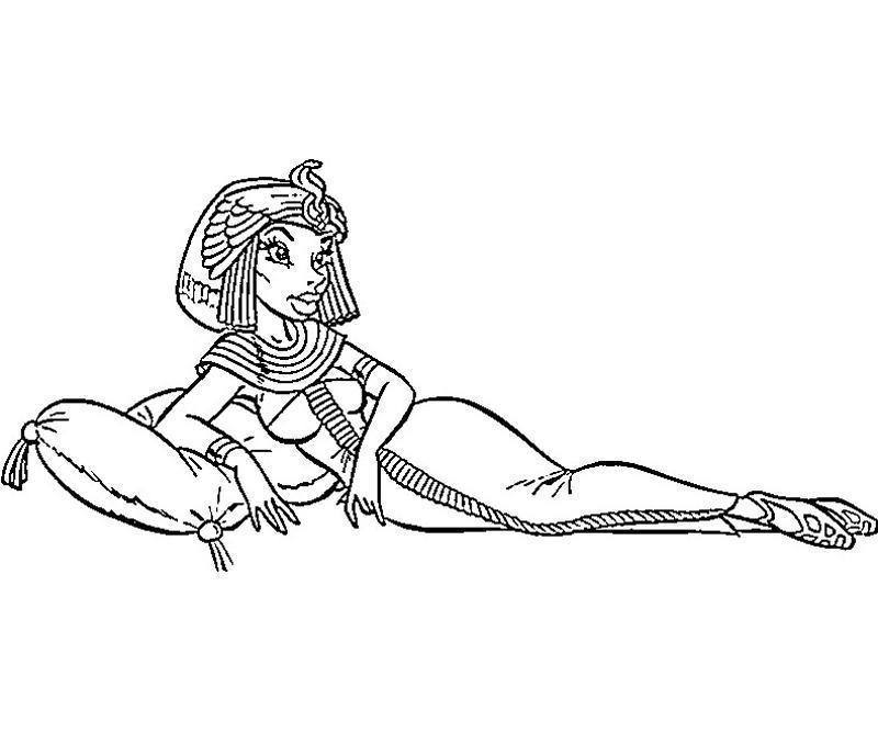 Coloring page: Cleopatra (Characters) #90666 - Free Printable Coloring Pages