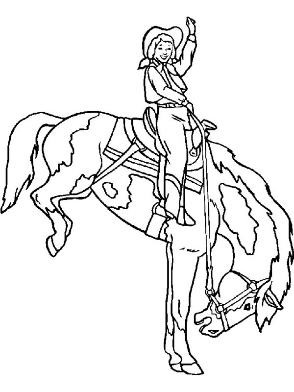 Coloring page: Cowboy (Characters) #91582 - Free Printable Coloring Pages