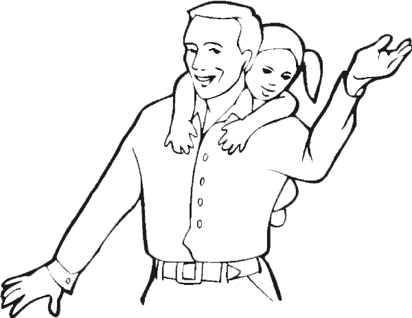 Coloring page: Dad (Characters) #103599 - Free Printable Coloring Pages