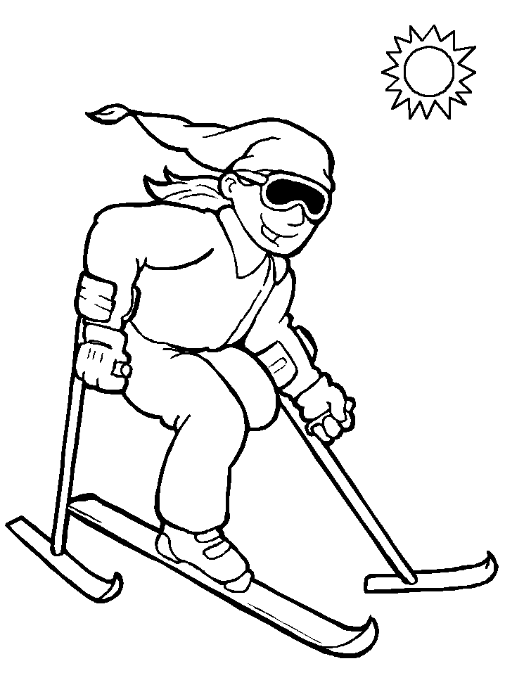 Coloring page: Disabled Person (Characters) #98415 - Free Printable Coloring Pages