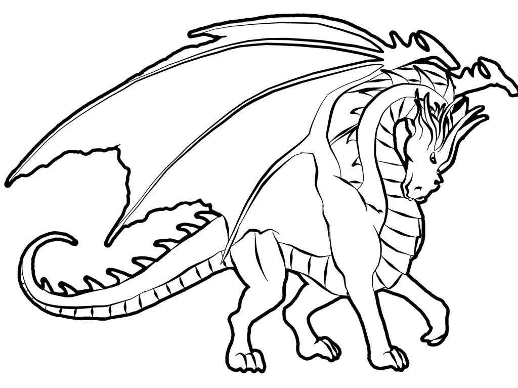 Coloring page: Dragon (Characters) #148339 - Free Printable Coloring Pages