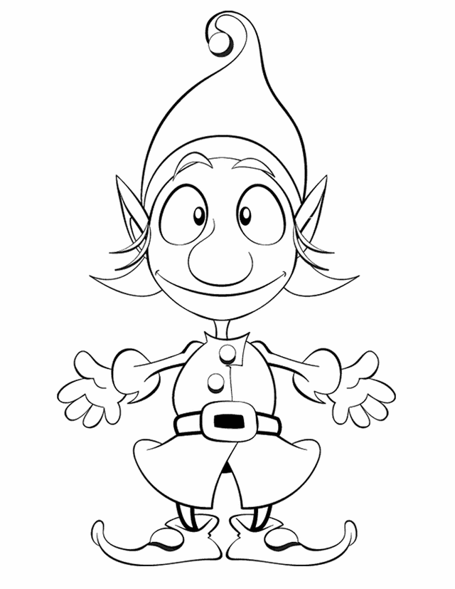 Coloring page: Elf (Characters) #93880 - Free Printable Coloring Pages