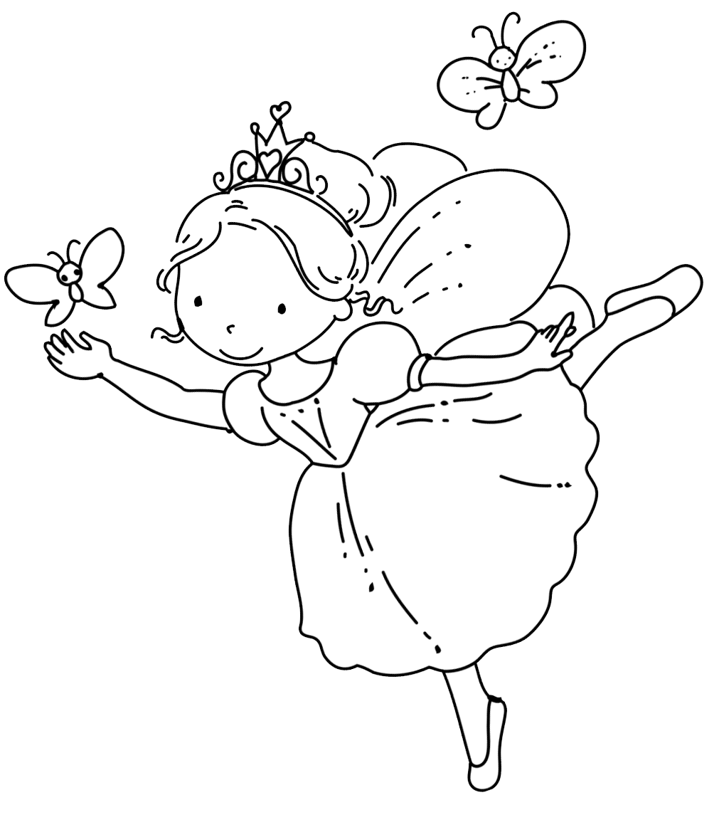 Coloring page: Fairy (Characters) #95797 - Free Printable Coloring Pages
