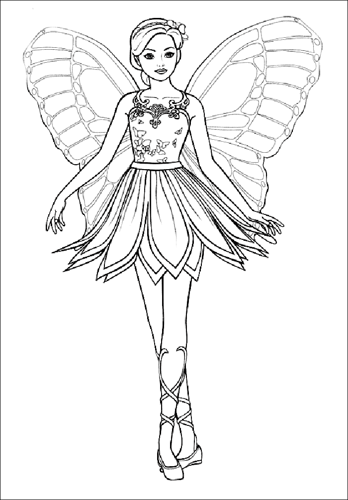 Coloring page: Fairy (Characters) #95812 - Free Printable Coloring Pages