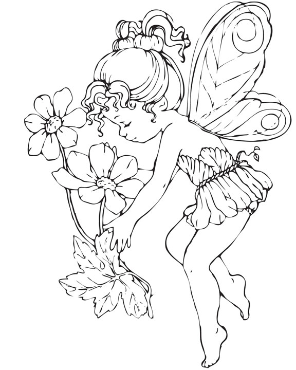Coloring page: Fairy (Characters) #95818 - Free Printable Coloring Pages