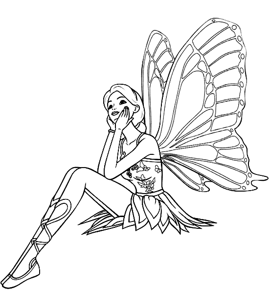 Coloring page: Fairy (Characters) #95824 - Free Printable Coloring Pages