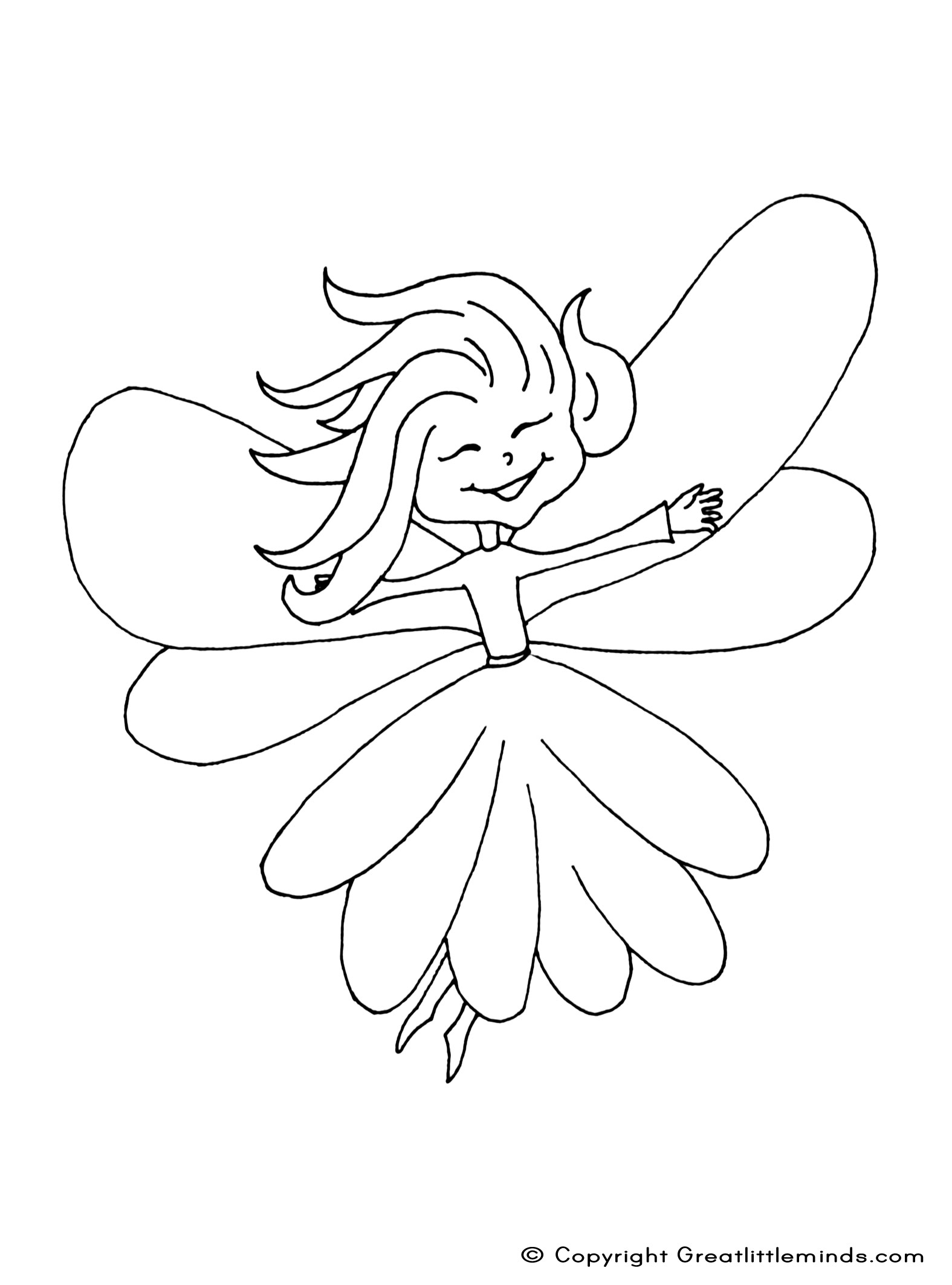 Coloring page: Fairy (Characters) #95907 - Free Printable Coloring Pages