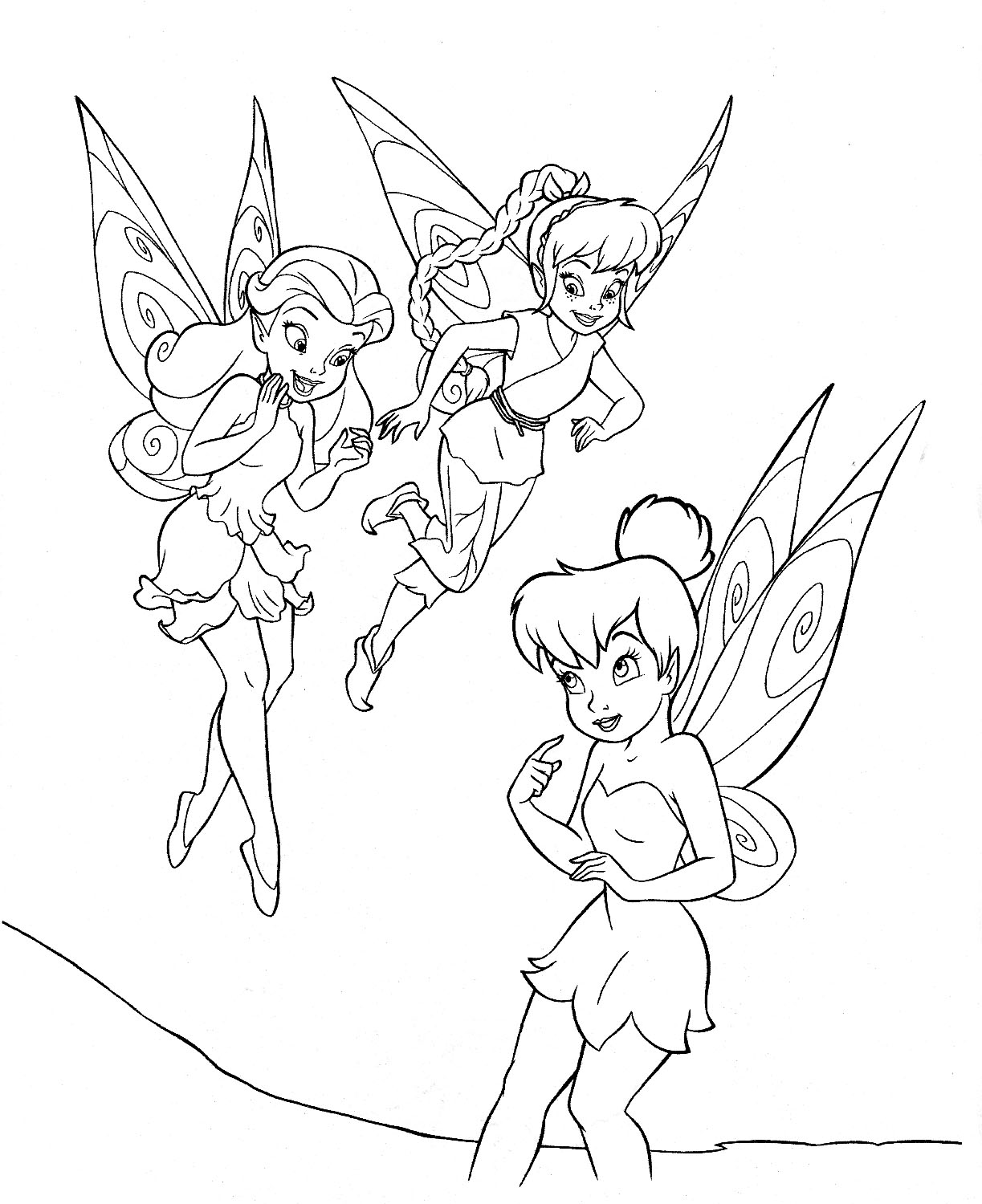 Coloring page: Fairy (Characters) #95912 - Free Printable Coloring Pages