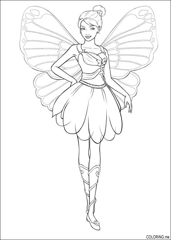 Coloring page: Fairy (Characters) #95969 - Free Printable Coloring Pages