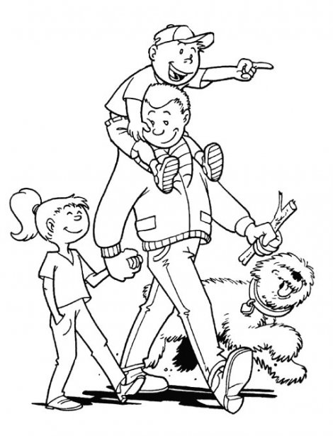 Coloring page: Family (Characters) #95253 - Free Printable Coloring Pages