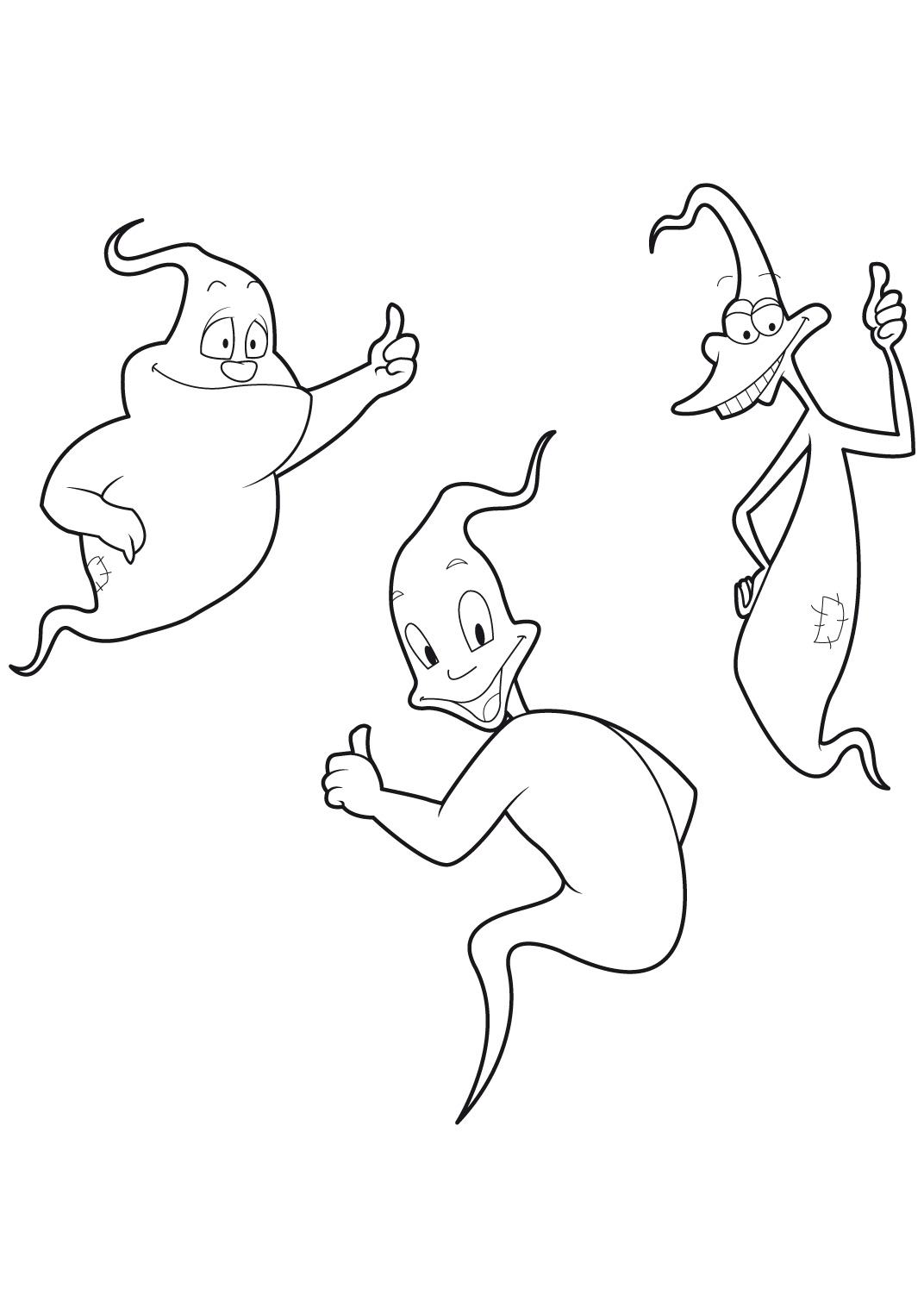 Coloring page: Ghost (Characters) #95454 - Free Printable Coloring Pages