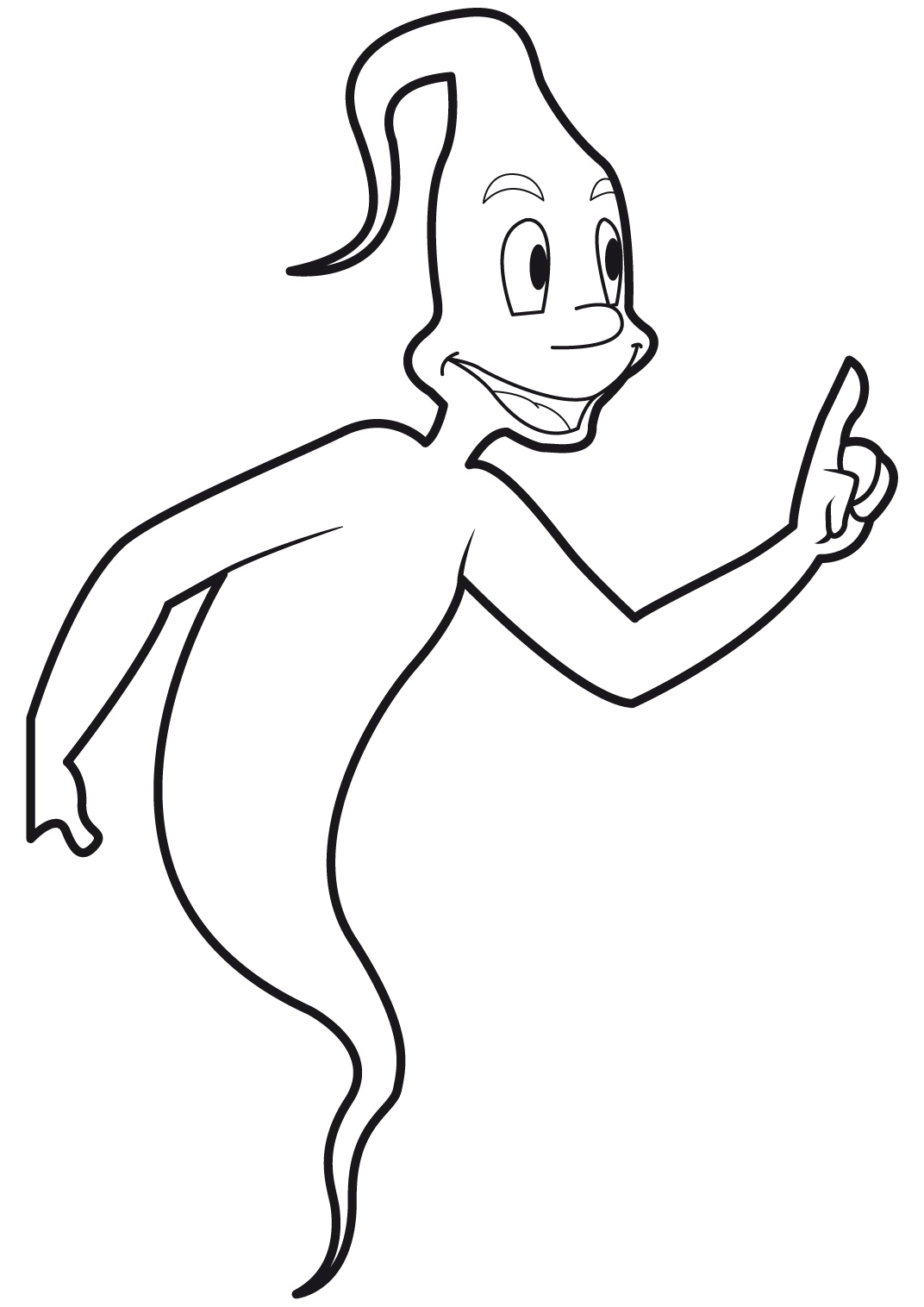 Coloring page: Ghost (Characters) #95522 - Free Printable Coloring Pages