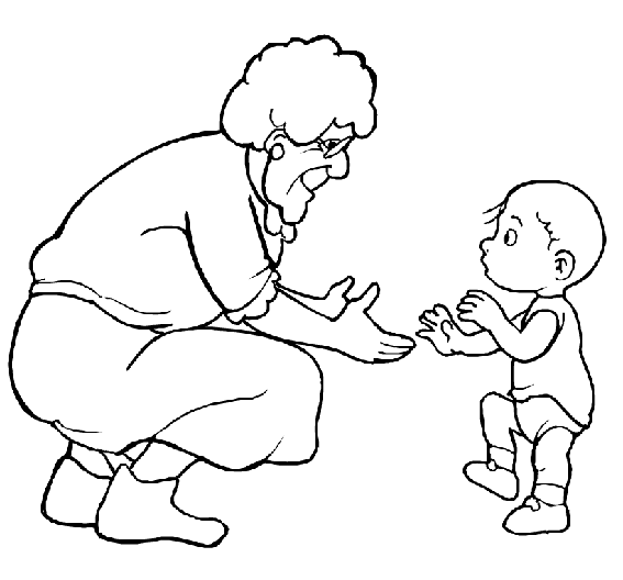Coloring page: Grandparents (Characters) #150629 - Free Printable Coloring Pages