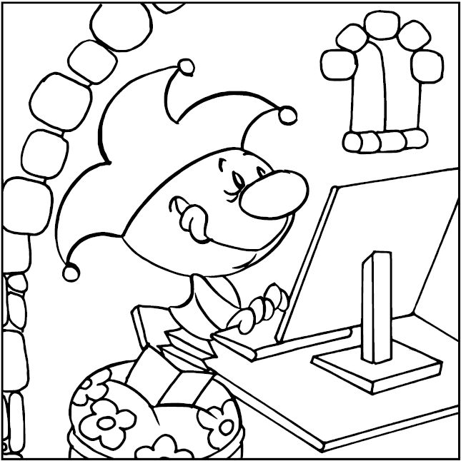 Coloring page: Jester (Characters) #148793 - Free Printable Coloring Pages