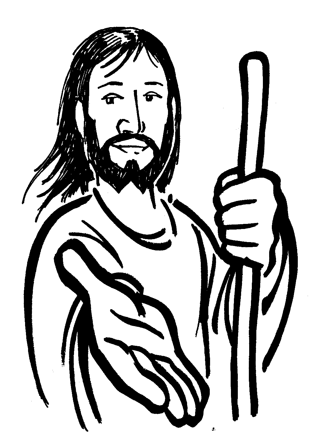 Coloring page: Jesus (Characters) #99022 - Free Printable Coloring Pages