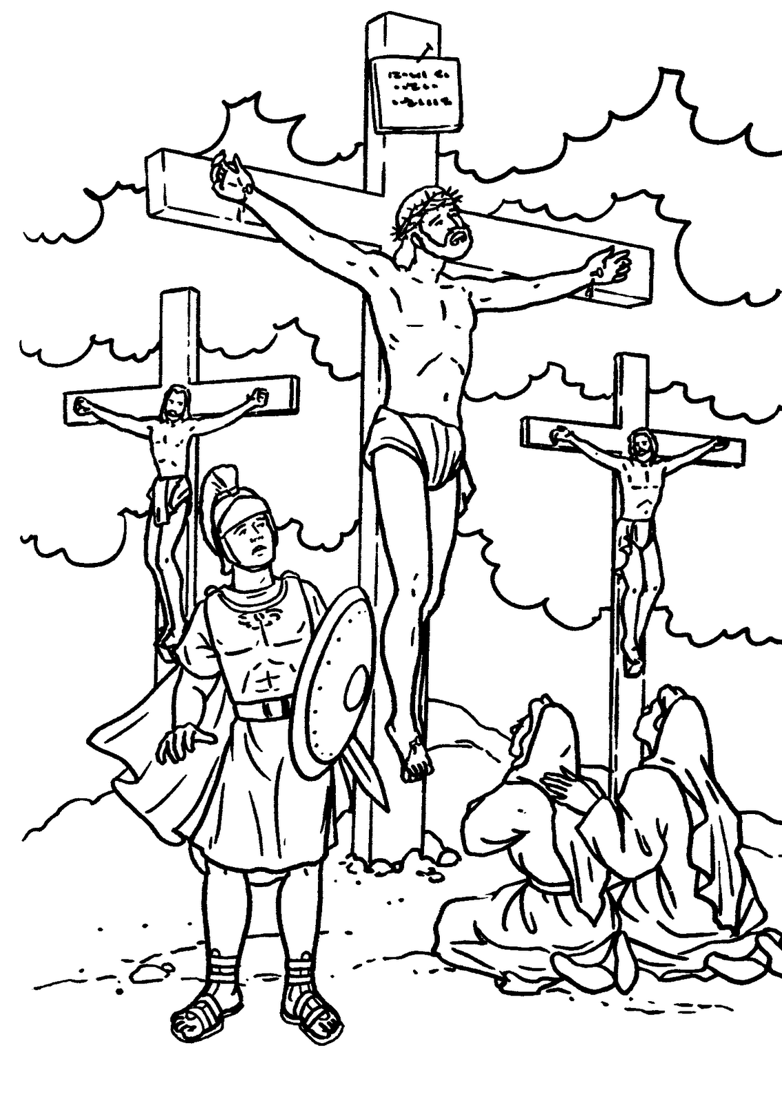 Coloring page: Jesus (Characters) #99051 - Free Printable Coloring Pages