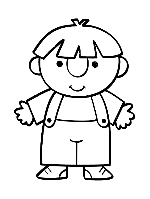Coloring page: Little Boy (Characters) #97360 - Free Printable Coloring Pages