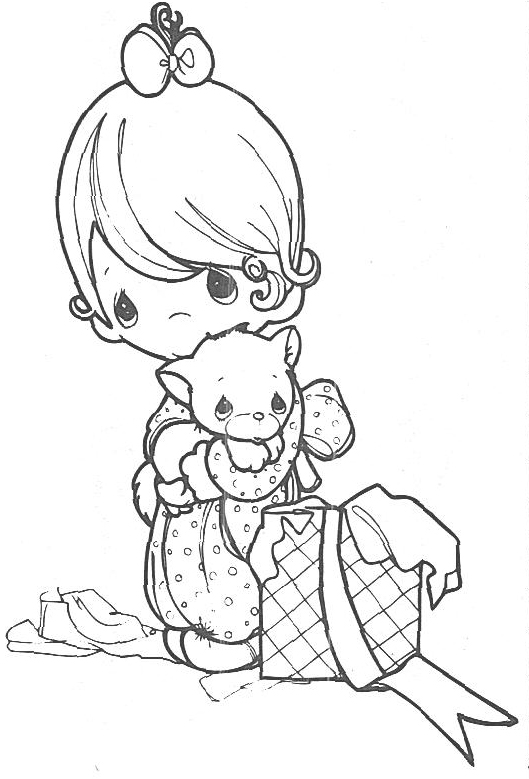 Coloring page: Little Girl (Characters) #96791 - Free Printable Coloring Pages