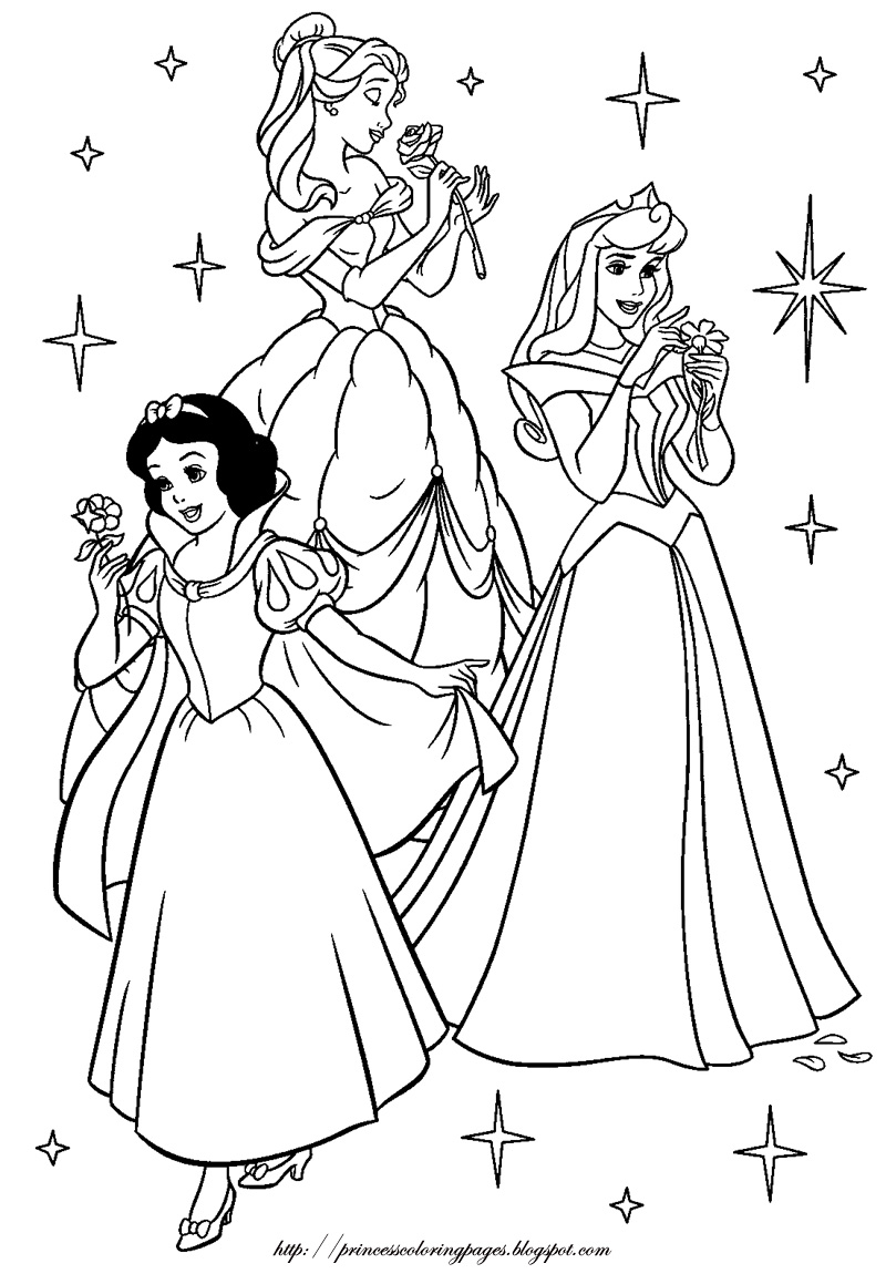 Coloring page: Princess (Characters) #85178 - Free Printable Coloring Pages