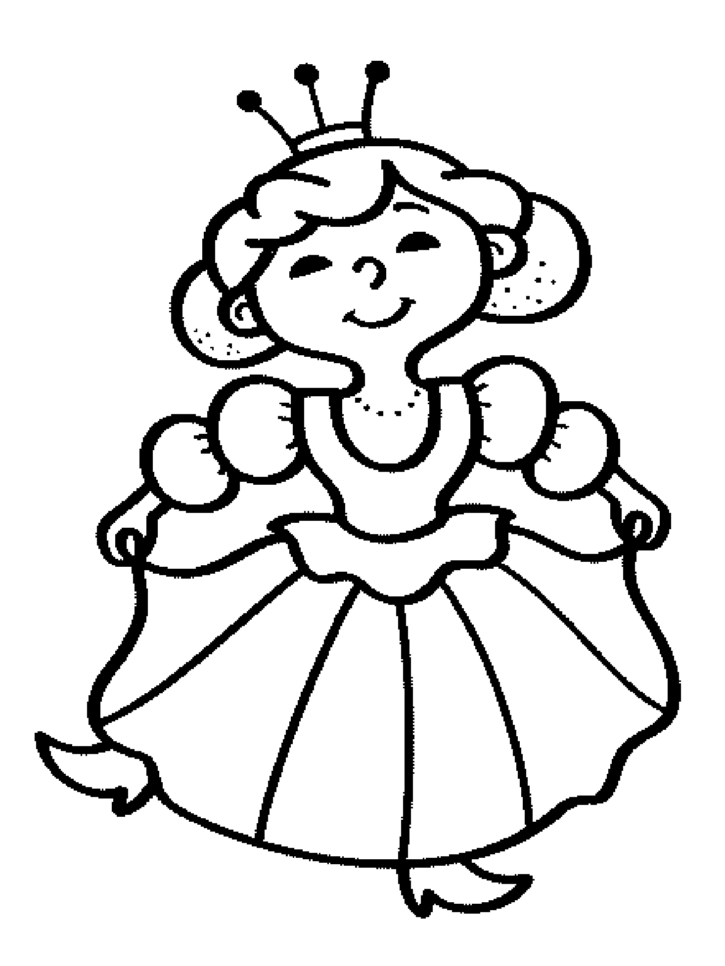 Coloring page: Queen (Characters) #106320 - Free Printable Coloring Pages