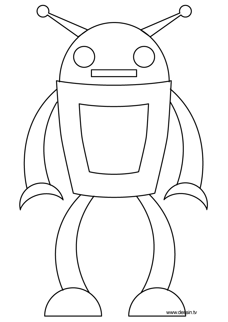 Coloring page: Robot (Characters) #106571 - Free Printable Coloring Pages