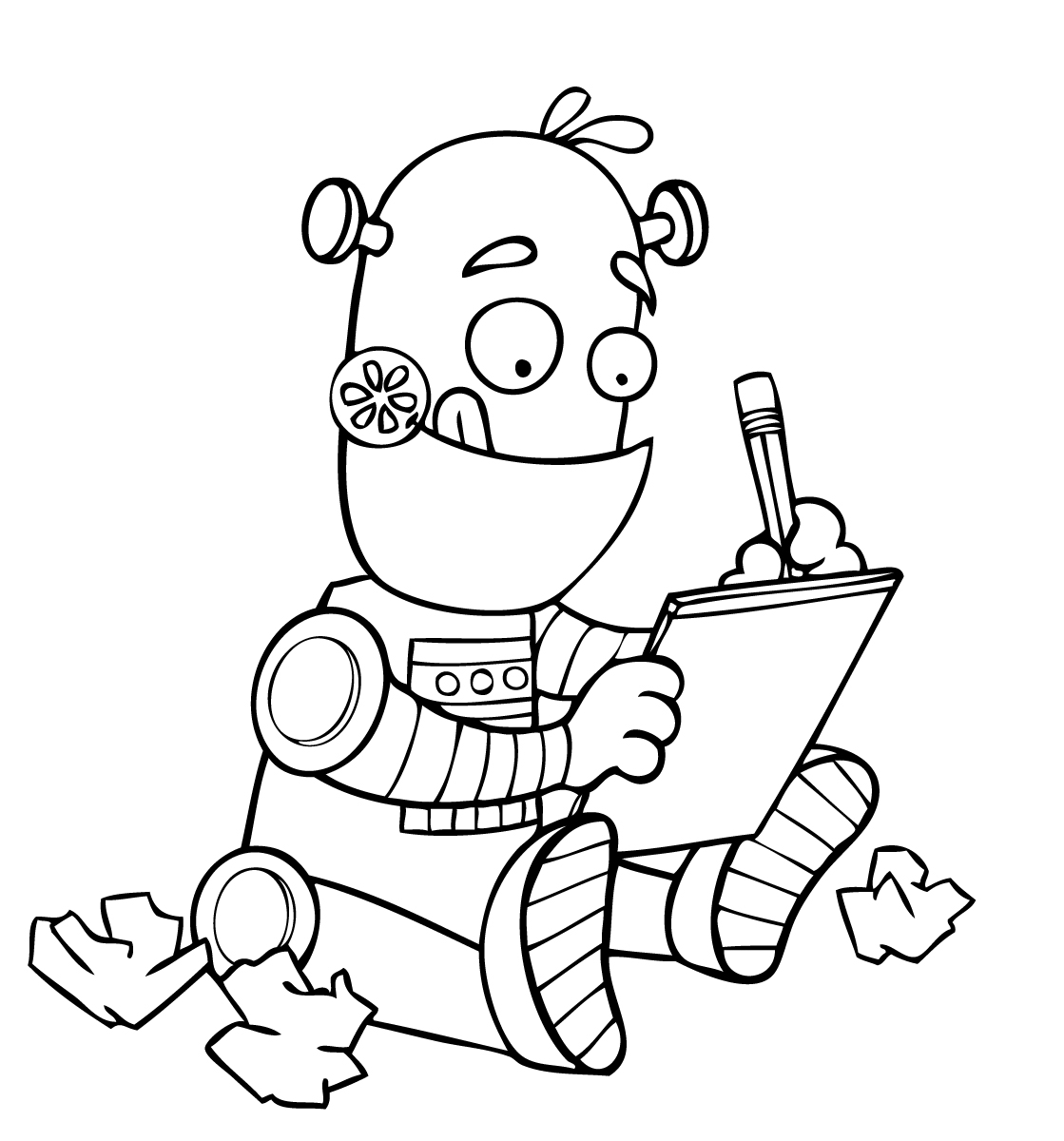 Coloring page: Robot (Characters) #106725 - Free Printable Coloring Pages