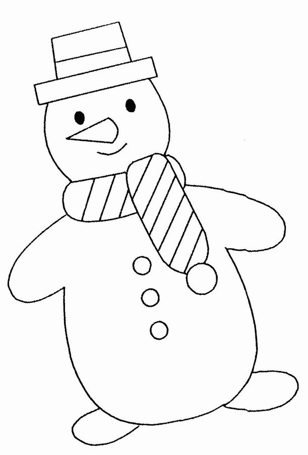 Coloring page: Snowman (Characters) #89174 - Free Printable Coloring Pages