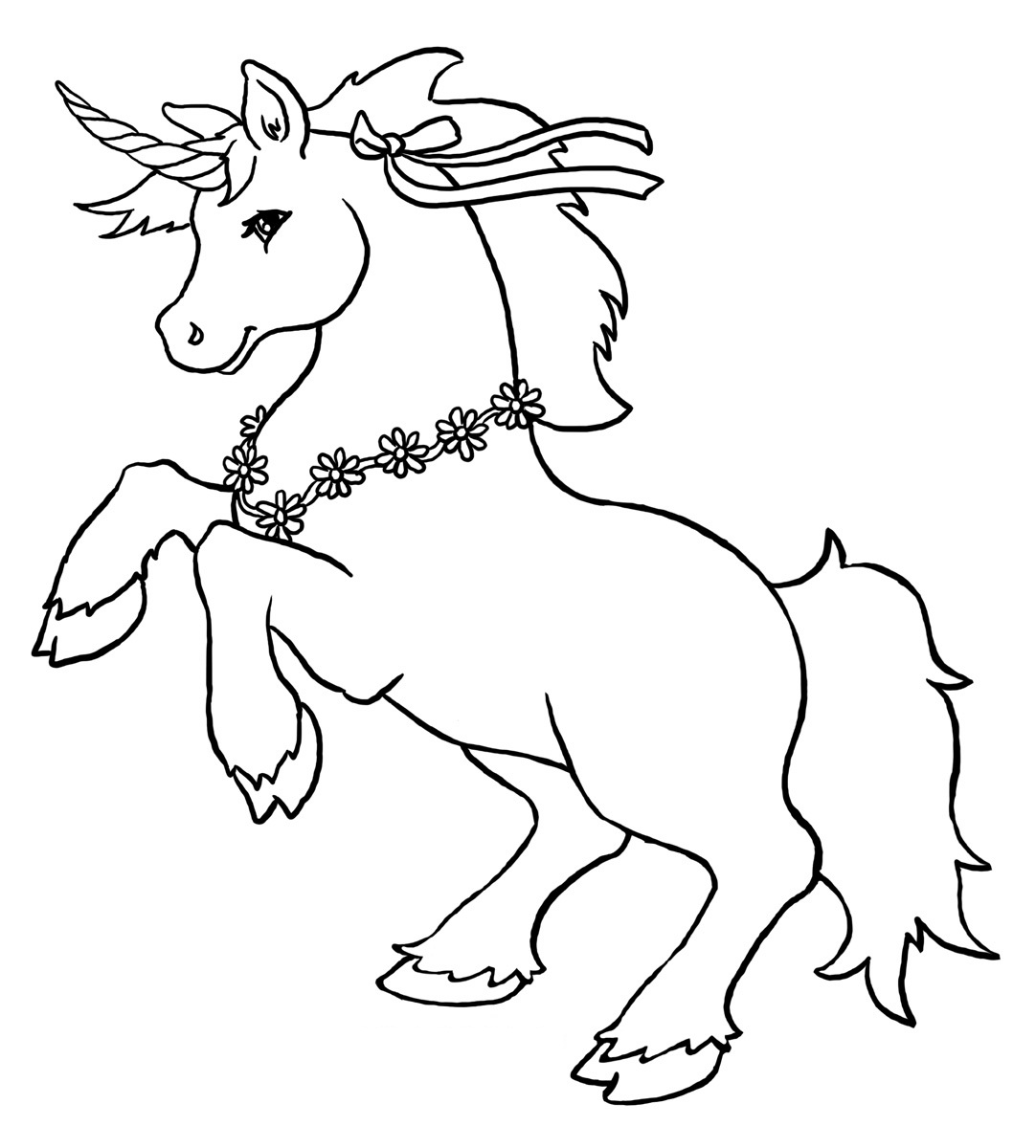 Coloring page: Unicorn (Characters) #19459 - Free Printable Coloring Pages